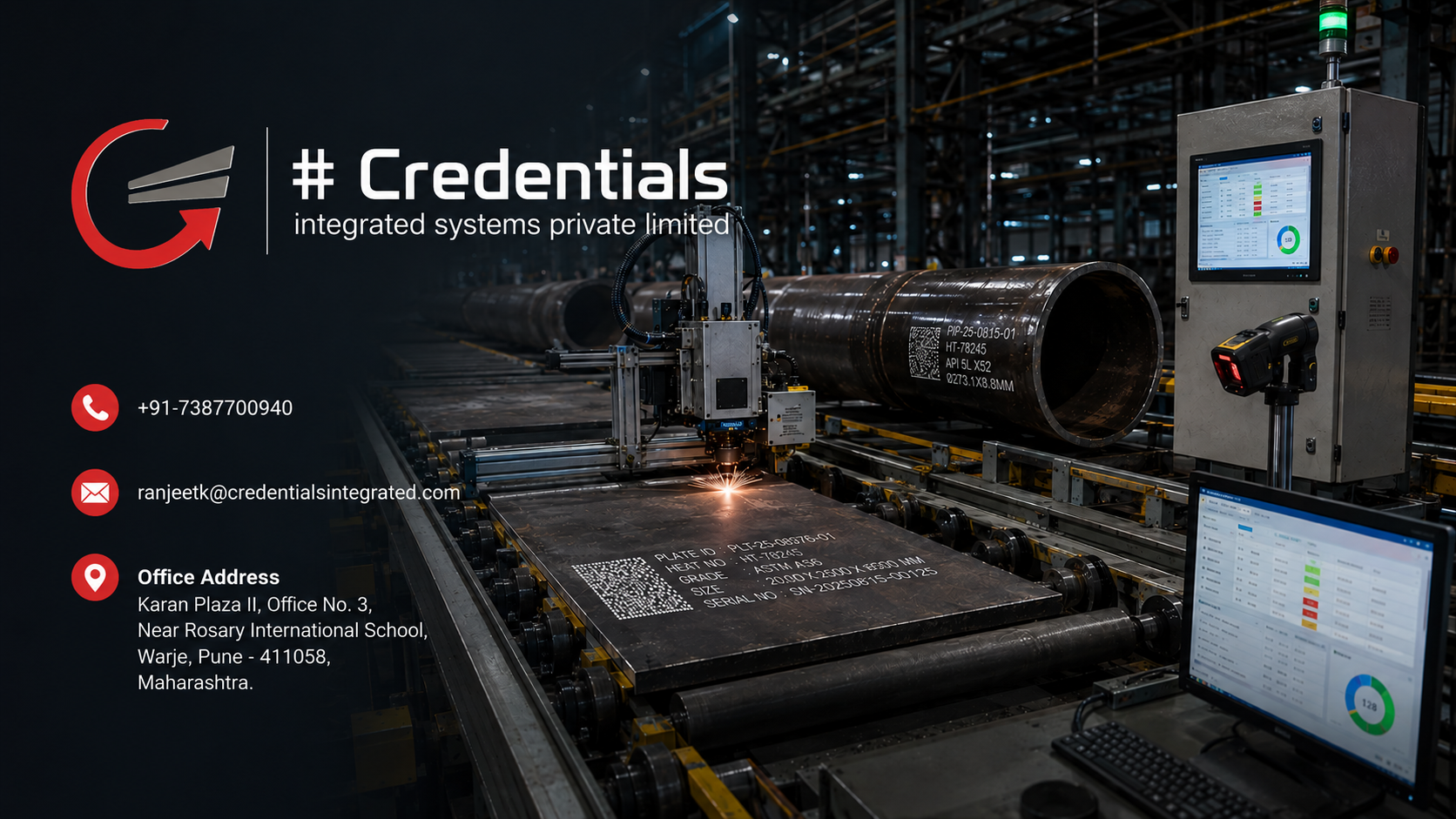 Credentials Integrated industrial automation and marking solutions